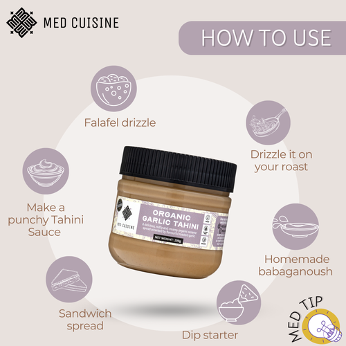 Organic Garlic Tahini - 200GR