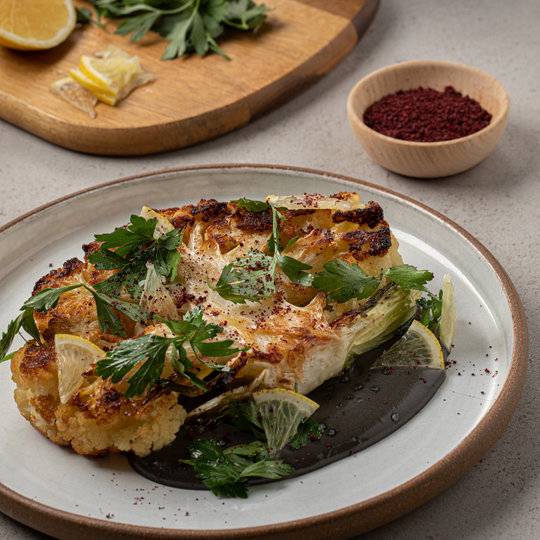 BLACK TAHINI & TRUFFLE CAULIFLOWER STEAK