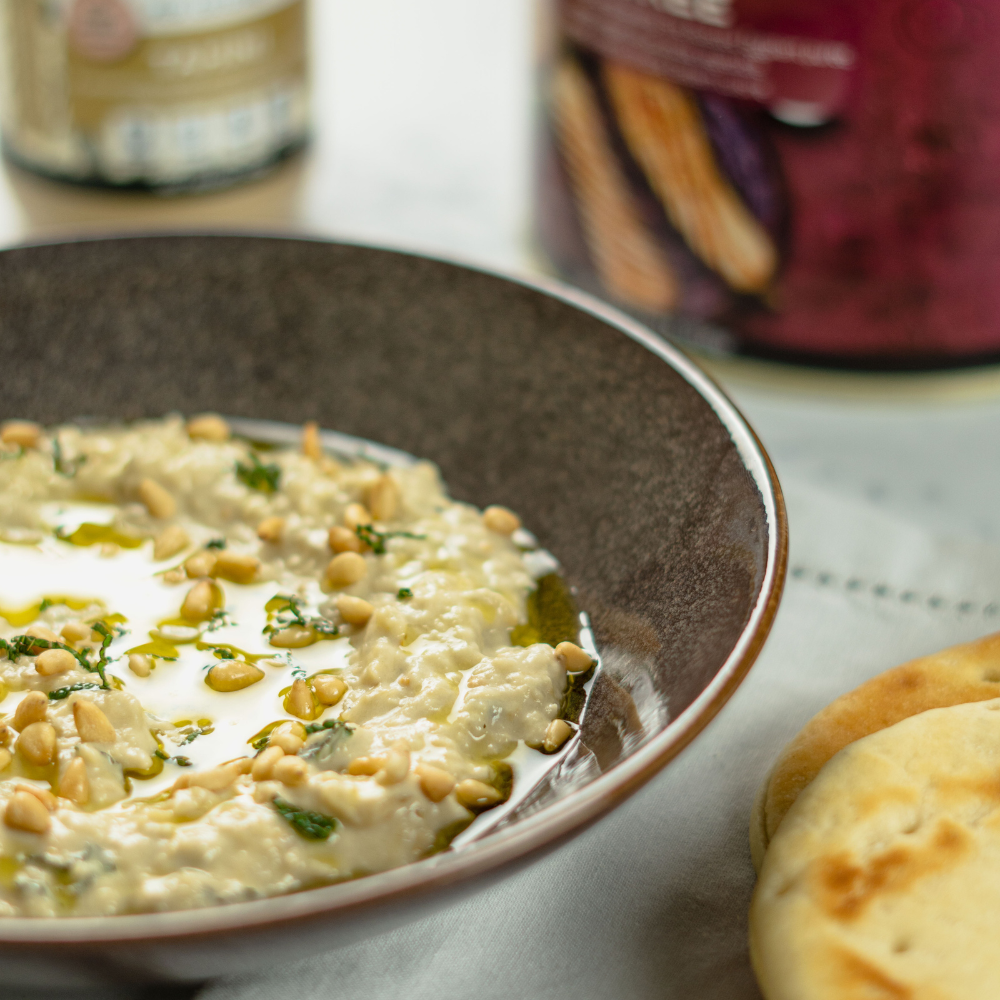 garlic tahini baba ganoush