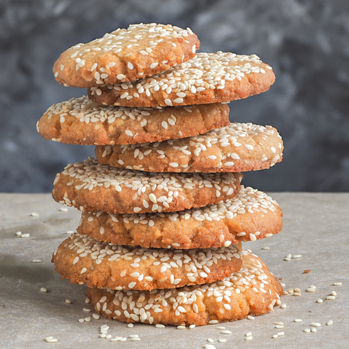 tahini & sesame cookies