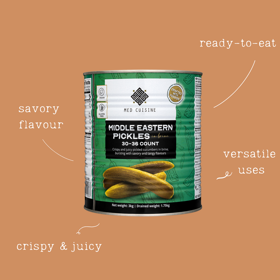 NEW! Middle Eastern Pickles in brine - 3KG