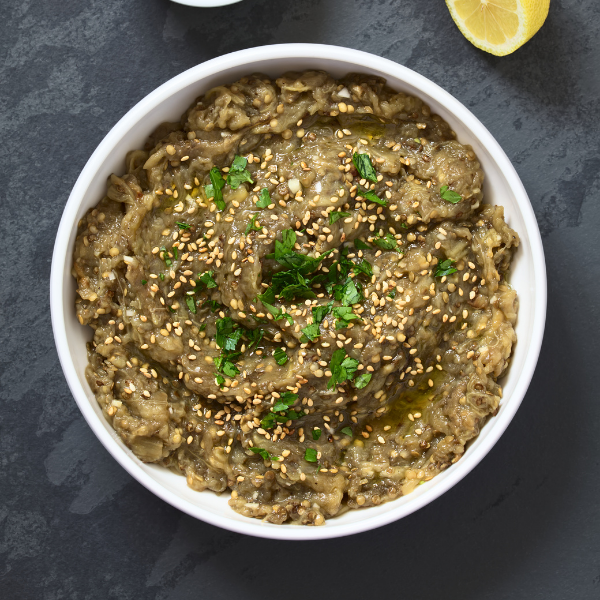 Roasted Aubergine Purée 